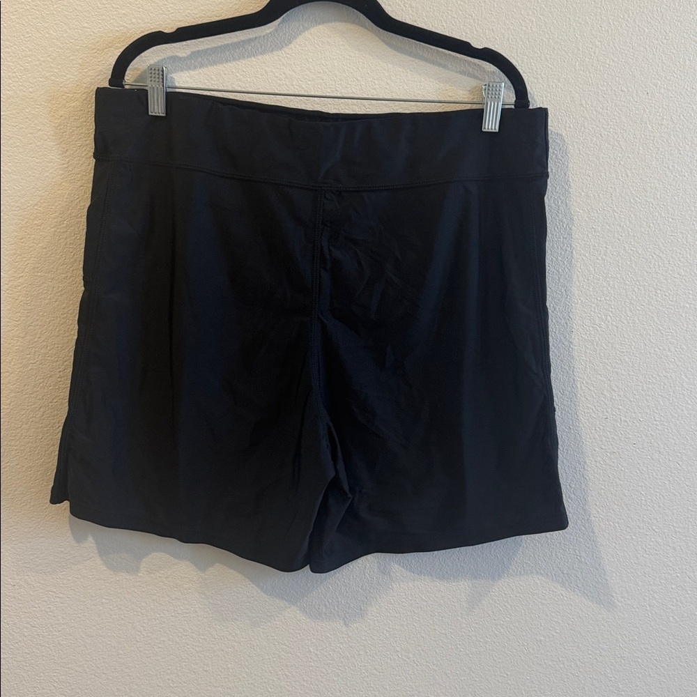 Swim Shorts NWT - BloomChic Black with Side Pocket  sz 22/24